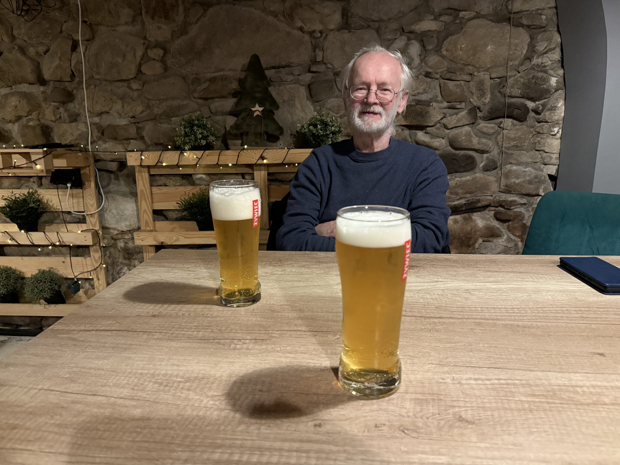 Nachbesprechung mit Fahrtbier